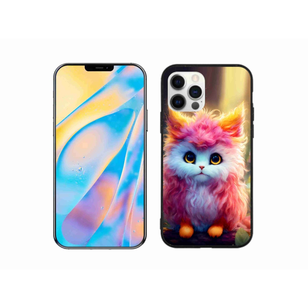 Gél borítás mmCase iPhone 12 készülékhez - aranyos cica 5