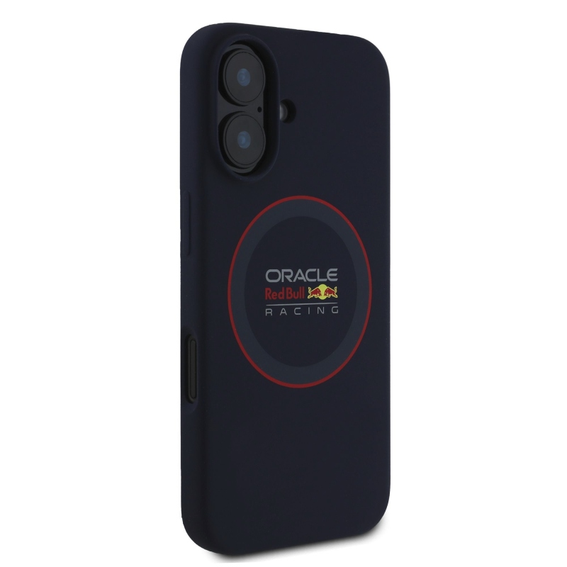 Red Bull szilikon Red Ring MagSafe hátlapi borító iPhone 16 Plushoz Navy