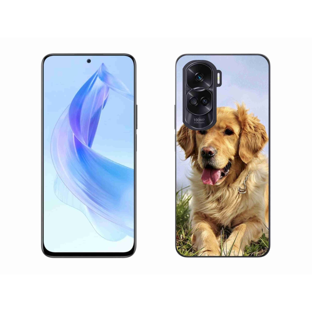 Gél tok mmCase a Honor 90 Lite készülékhez - arany retriever