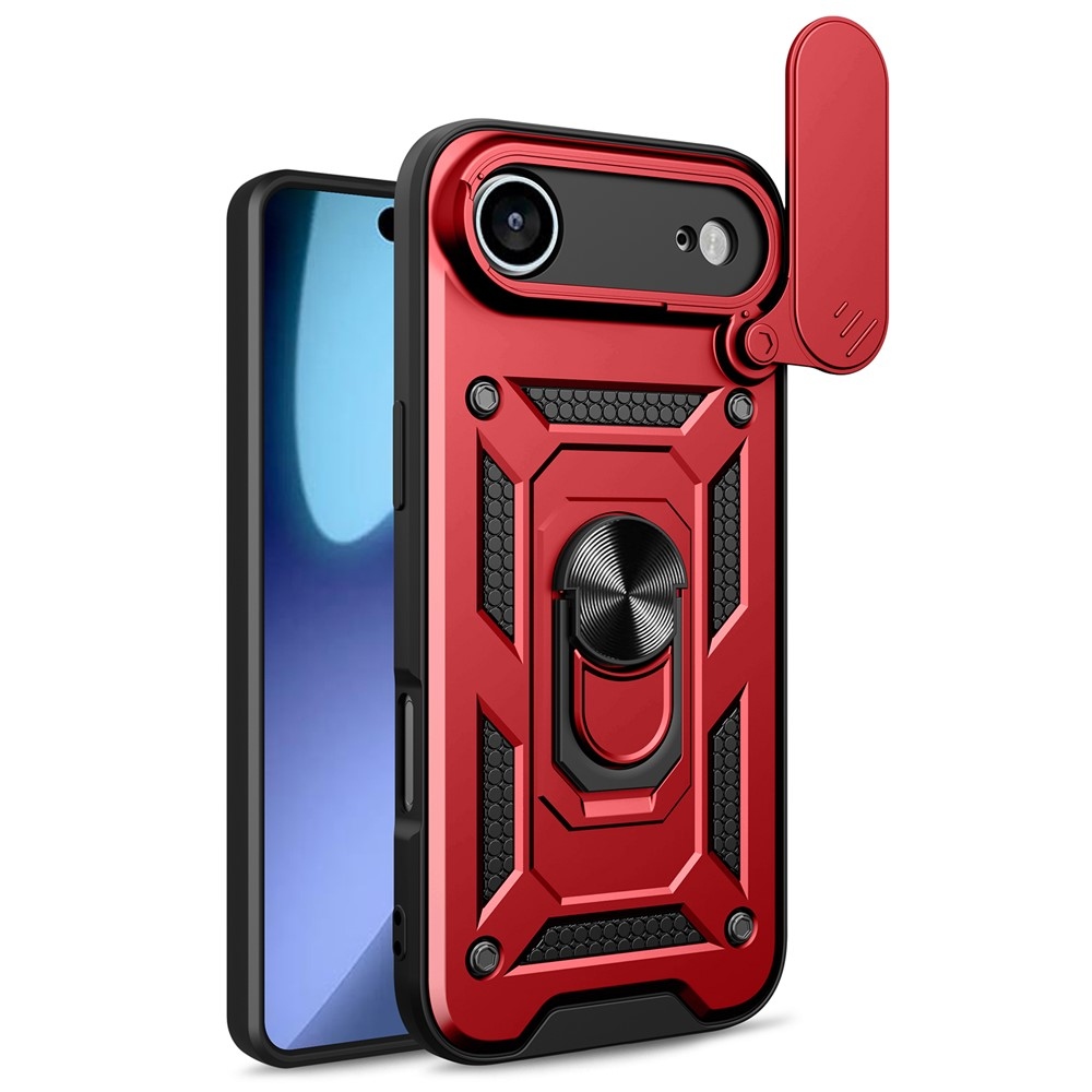 Ring tartós borító iPhone 17 Air készülékhez - piros