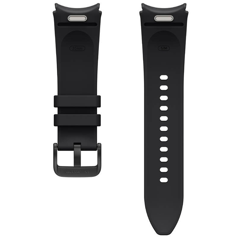ET-SHR95SBE Samsung Galaxy Watch 6/6 klasszikus bőrszíj (vegán) S/M Fekete