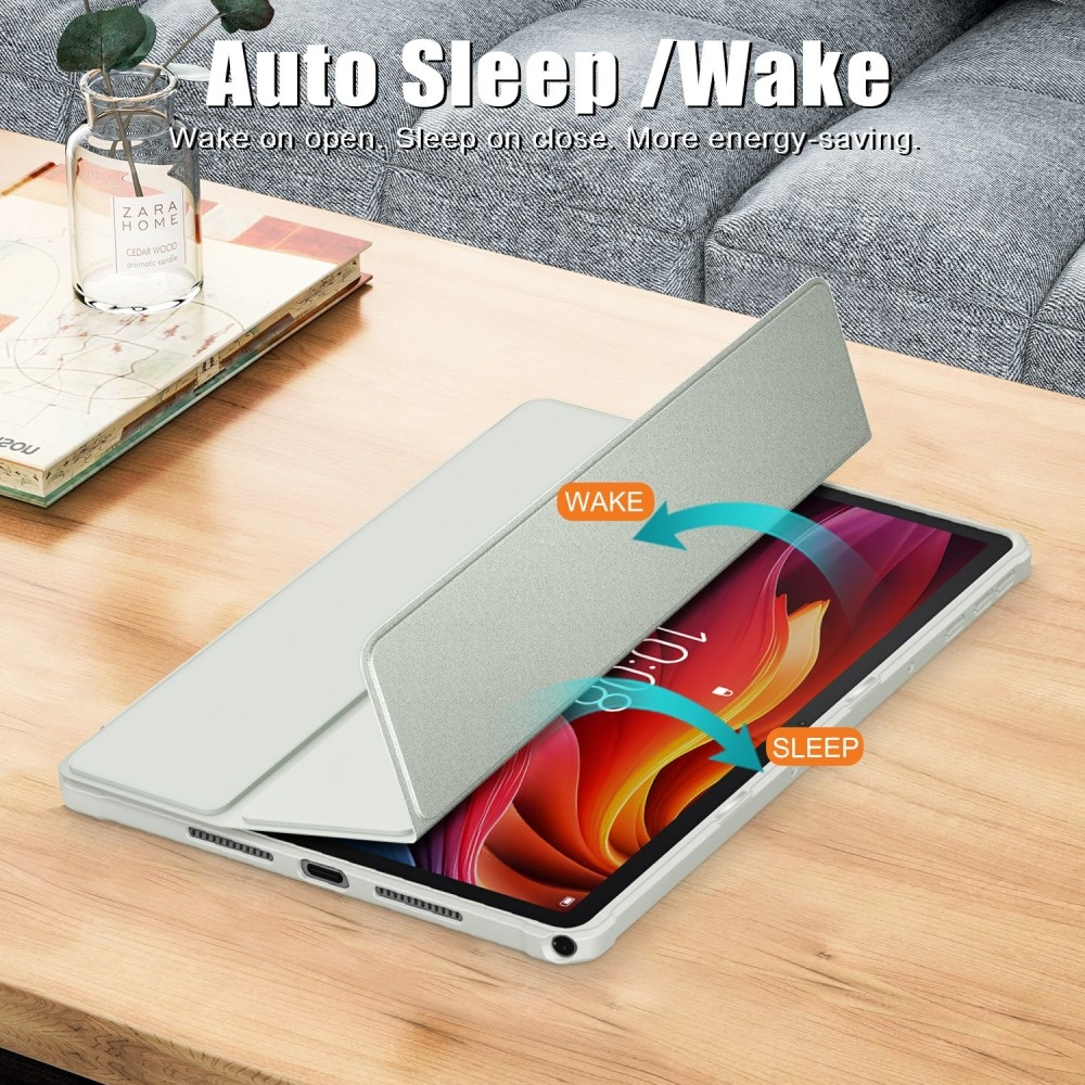 Ügyes záró tok Lenovo Tab K11 Plus táblagéphez - szürke