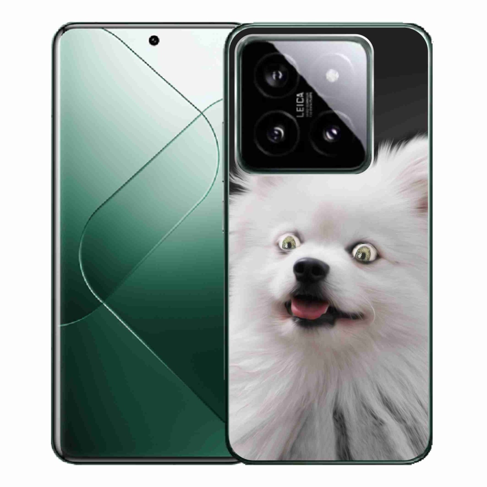 Zselés borítás mmCase a Xiaomi 14 Pro-hoz - fehér tipp