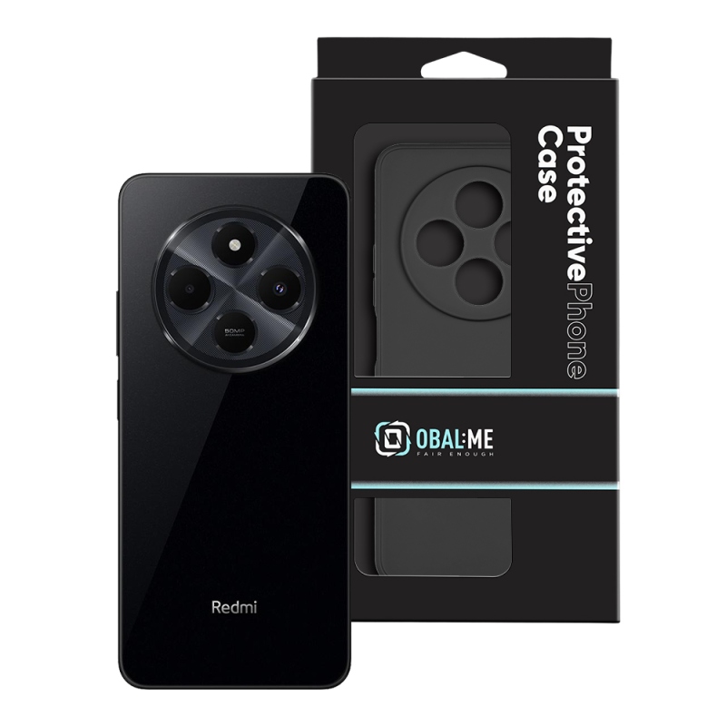 BORÍTÓ:ME matt TPU borító a Xiaomi Redmi 14C 4G/Poco C75-hez Fekete