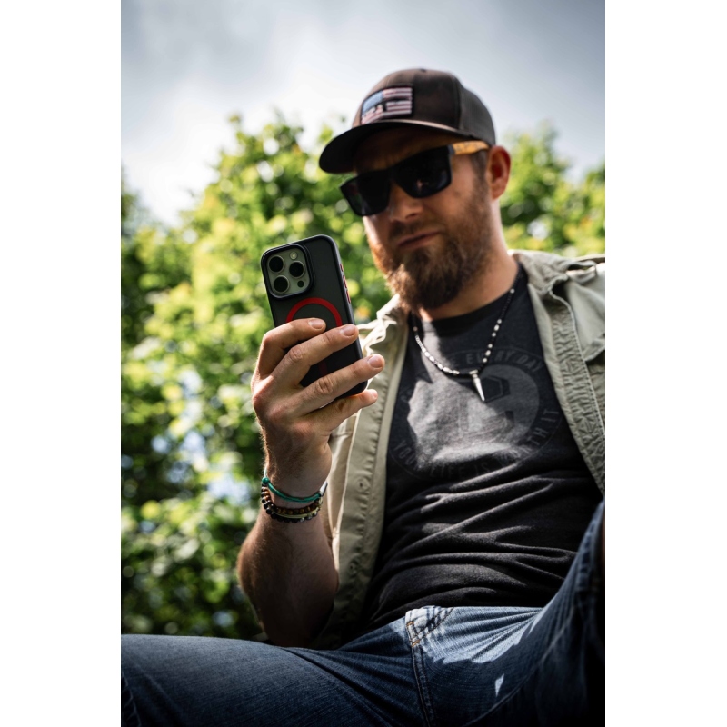 Tactical MagForce Hyperstealth 2.0 borító iPhone 11 készülékhez Fekete/Vörös