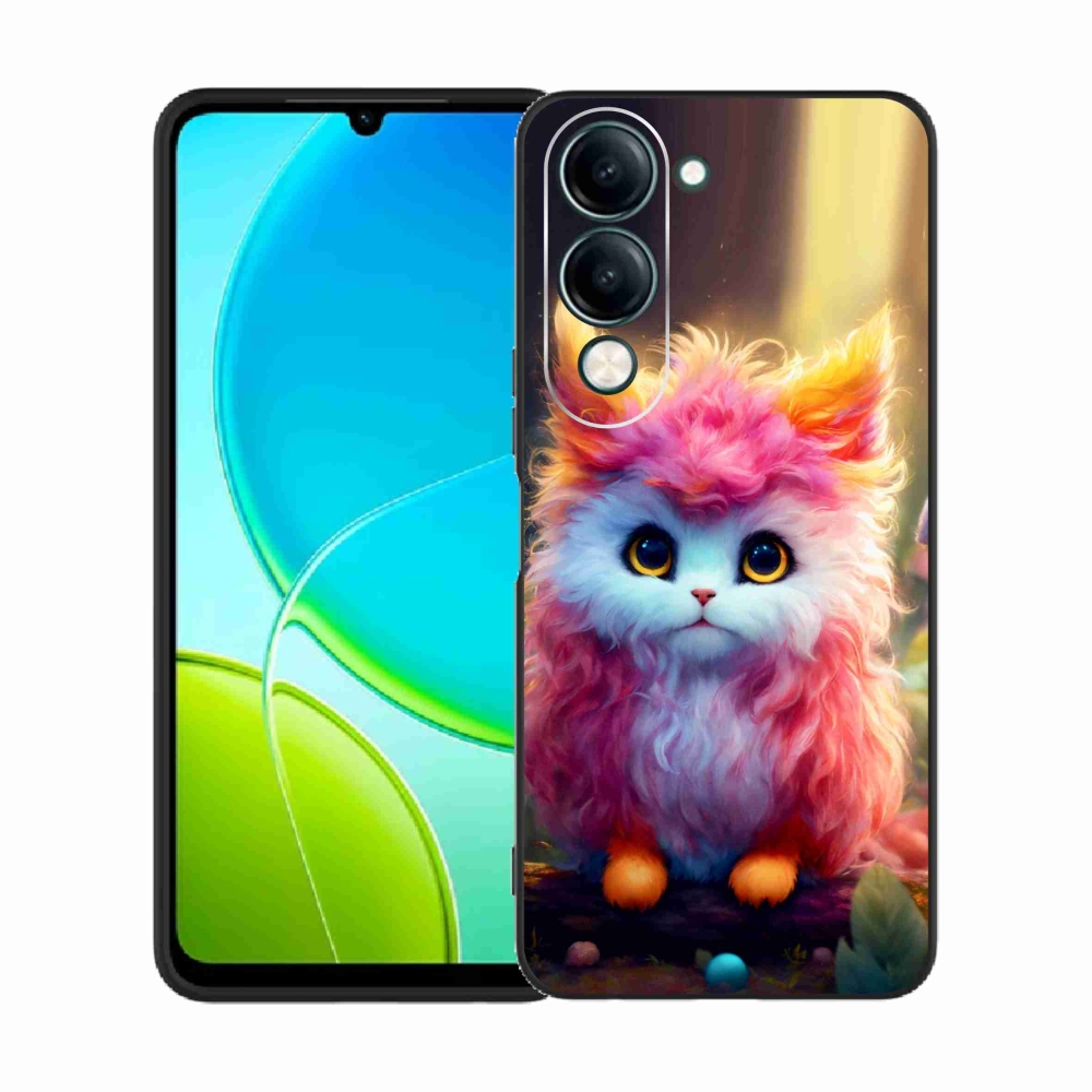 Gél borító mmCase a Vivo Y29s 5G-hez - aranyos cica 5