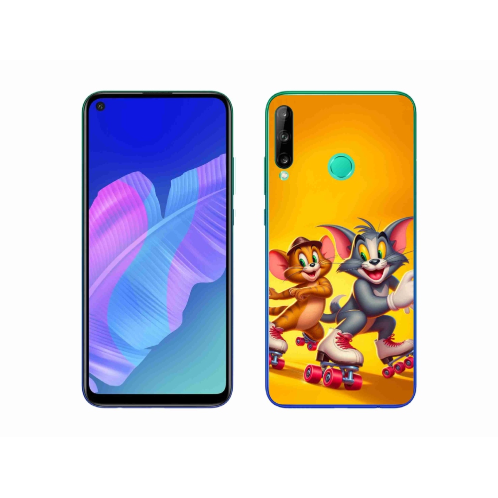 Zselés borítás mmCase a Huawei P40 Lite E számára - tom and jerry