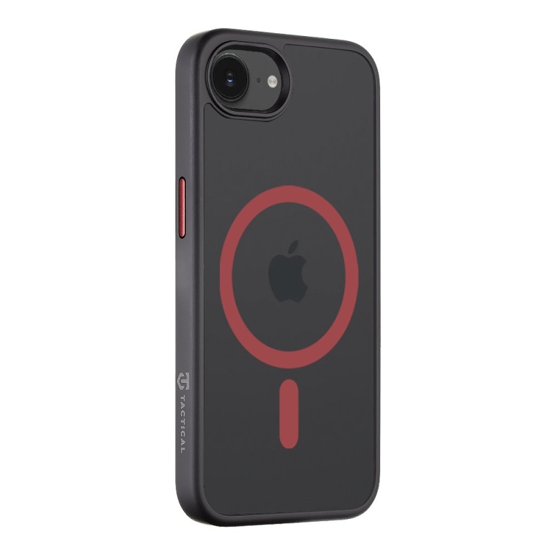 Tactical MagForce Hyperstealth 2.0 borító iPhone 16e fekete/piroshoz