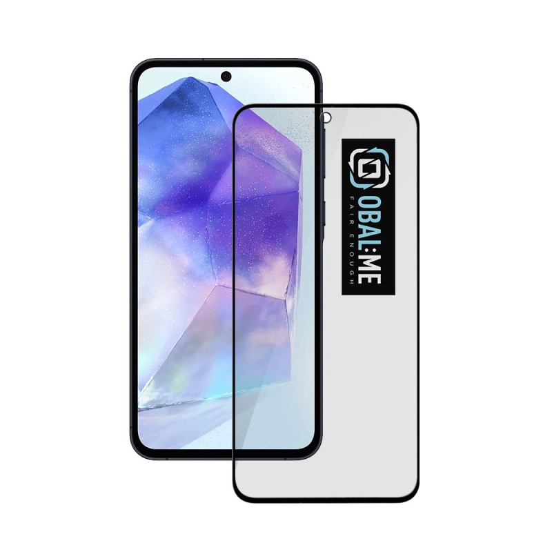 CSOMAG:ME Privacy 5D edzett üveg Samsung Galaxy A55 5G Fekete