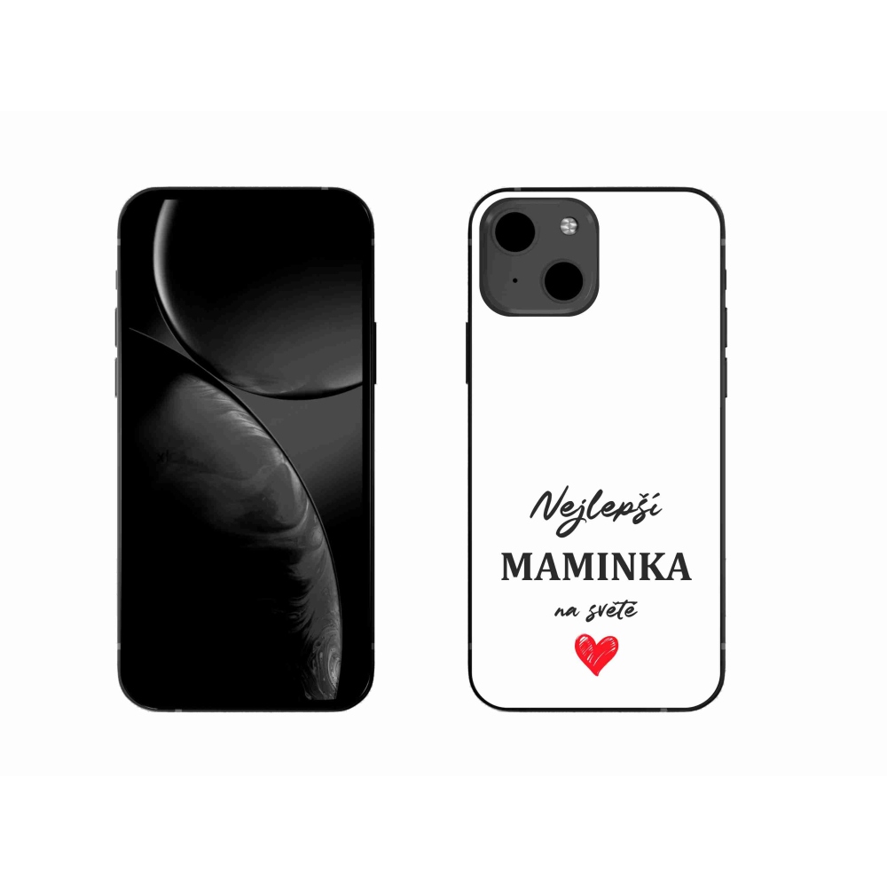 Gél borítás mmCase iPhone 13 6.1 készülékhez - Best Mom 1 Fehér háttér