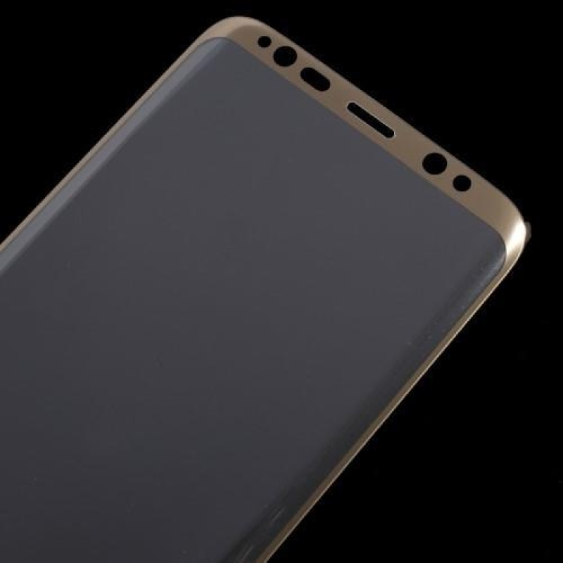 FSC teljes képernyős edzett üveg Samsung Galaxy S8 - arany színű