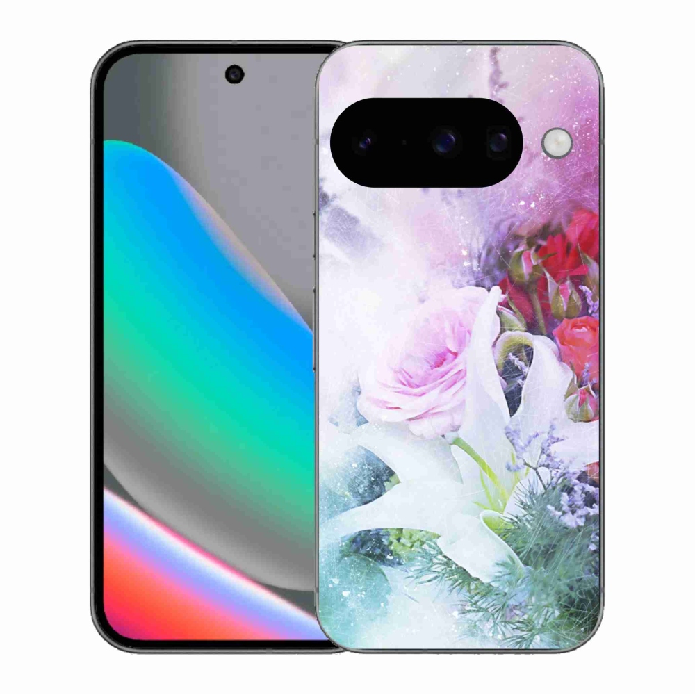 Gél borítás mmCase a Google Pixel 10 - virágok 4