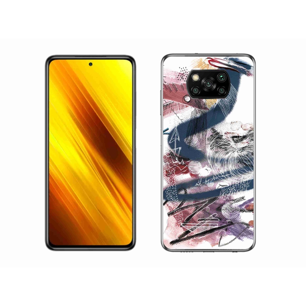 Gél borítás mmCase a Xiaomi Poco X3 Pro számára - absztrakt motívum 28