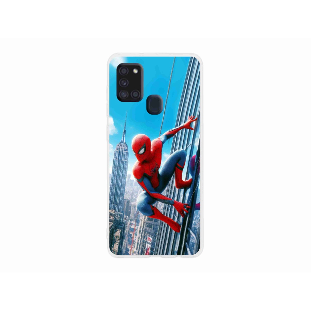 Gél borítás mmCase Samsung Galaxy A21s készülékhez - pókember