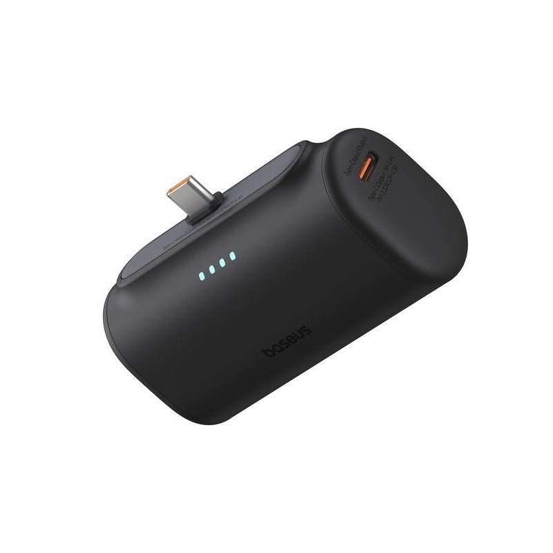 Baseus Compact 20W gyors töltés USB-C Powerbank 5000mAh Cluster fekete