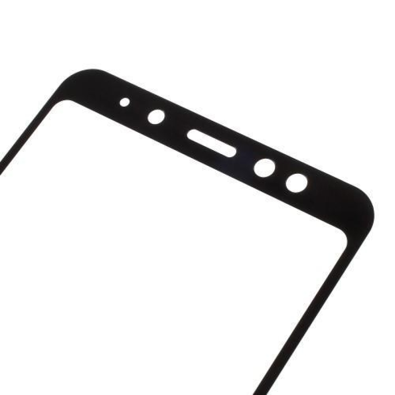 Teljes, teljes képernyős edzett üveg Samsung Galaxy A8 Plus (2018) - fekete szegéllyel