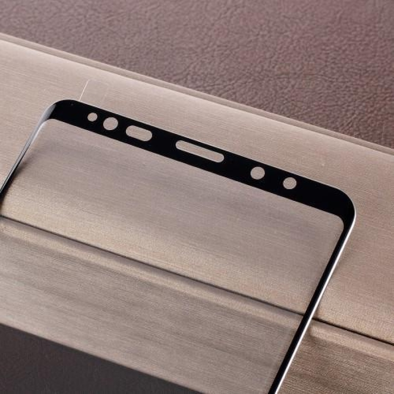 Teljes, teljes képernyős edzett üveg Samsung Galaxy Note 9 - fekete szegéllyel