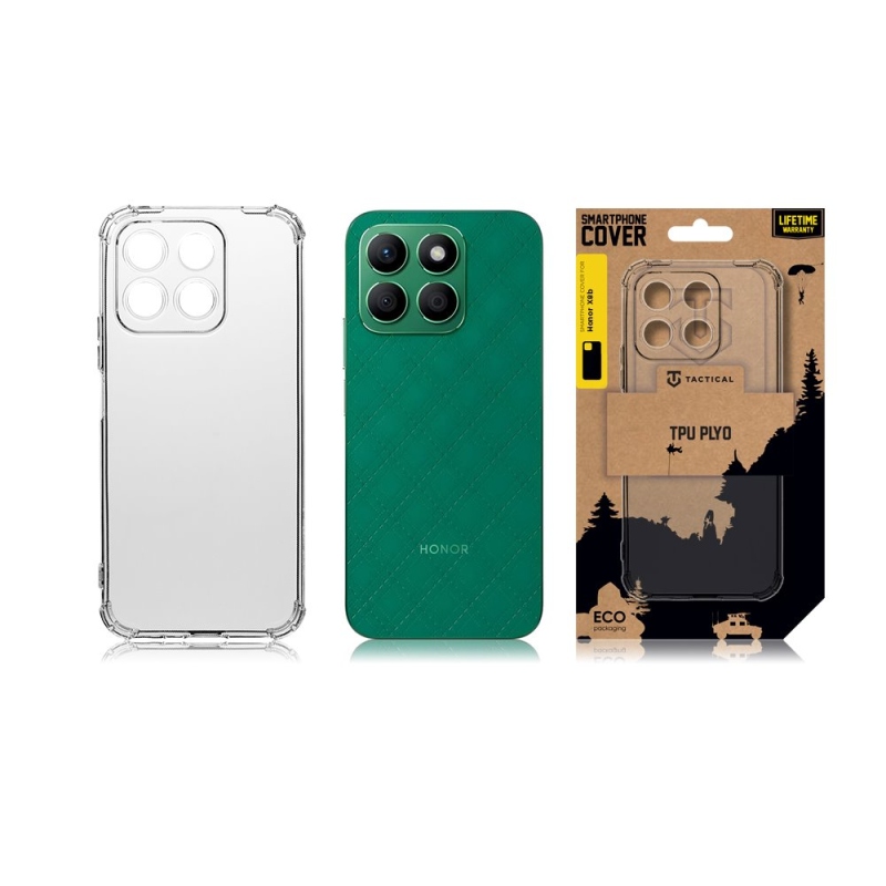 Taktikai TPU Plyo Cover for Honor X8b átlátszó