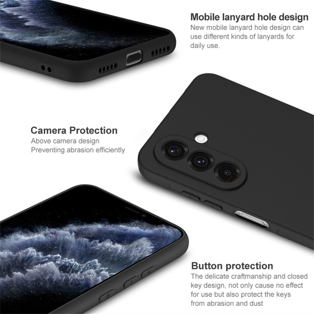 IMK matt zselés tok Samsung Galaxy A26 5G - fekete