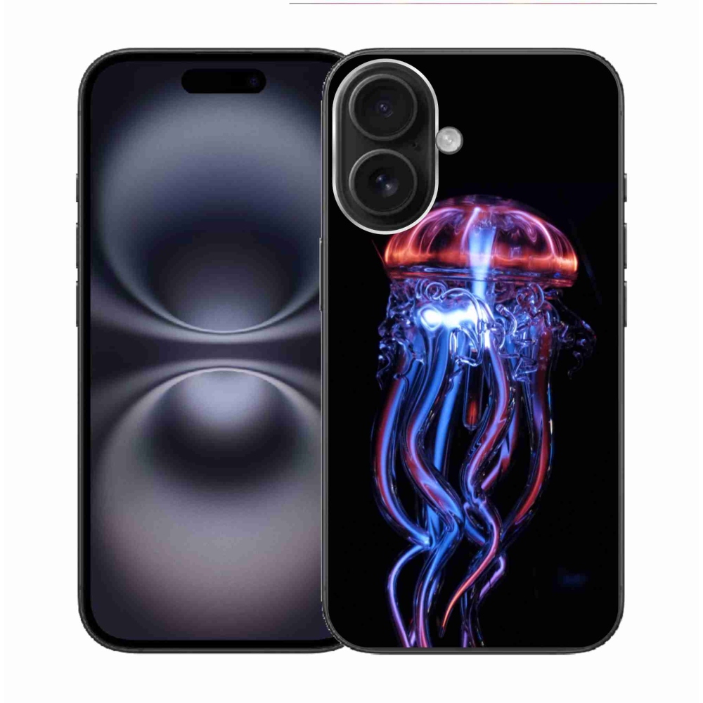 Zselés borítás mmCase iPhone 16 készülékhez - medúza
