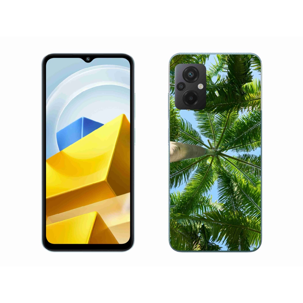 Gél borítás mmCase a Xiaomi Poco M5 4G-hez - pálmafa