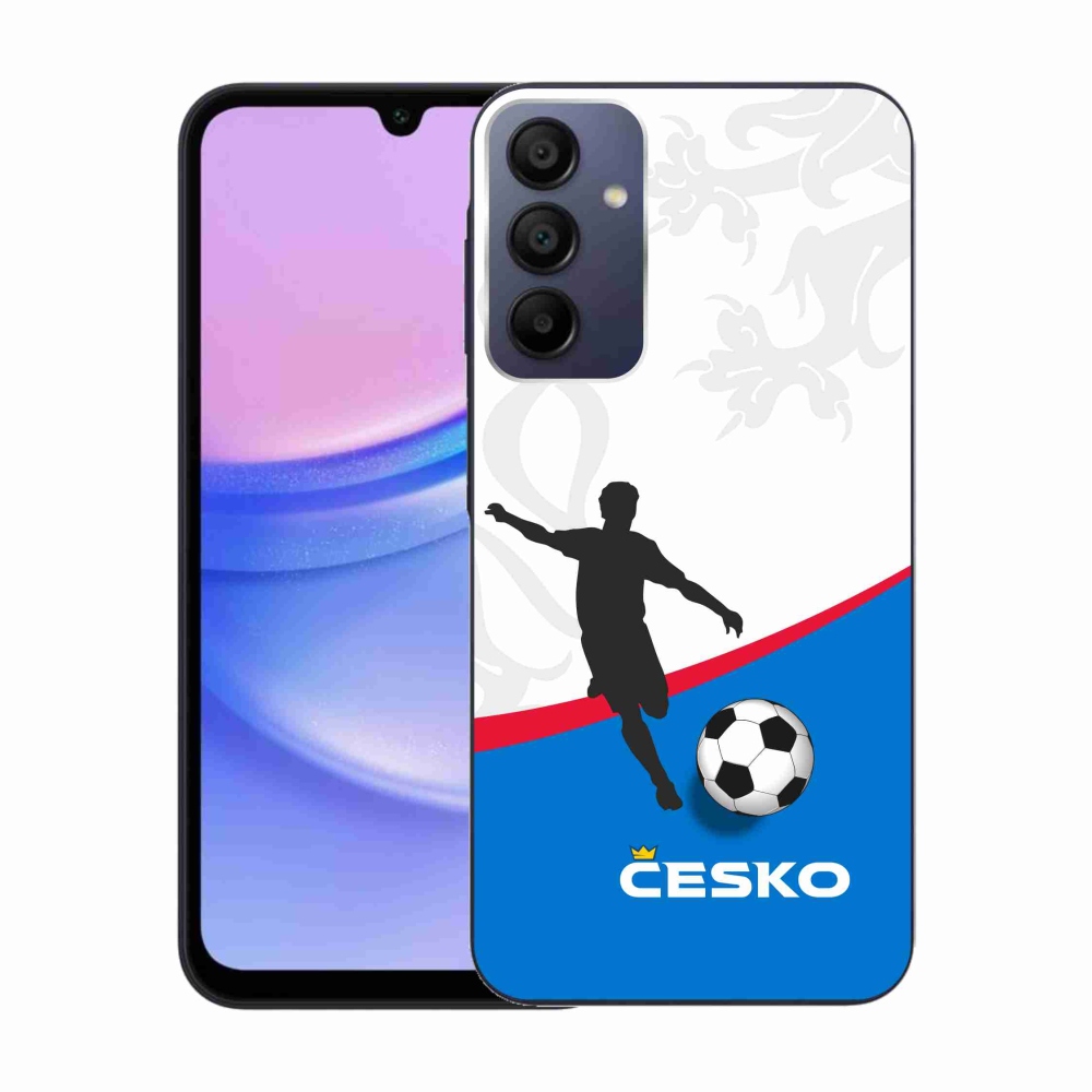 Gél borítás mmCase Samsung Galaxy A15 4G/5G - futball Csehország 1