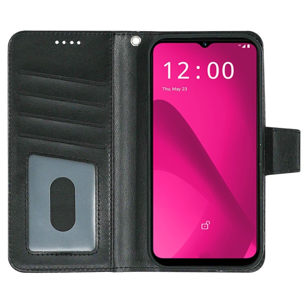 Erős könyves tok a T-Mobile T Phone 2 készülékhez - fekete