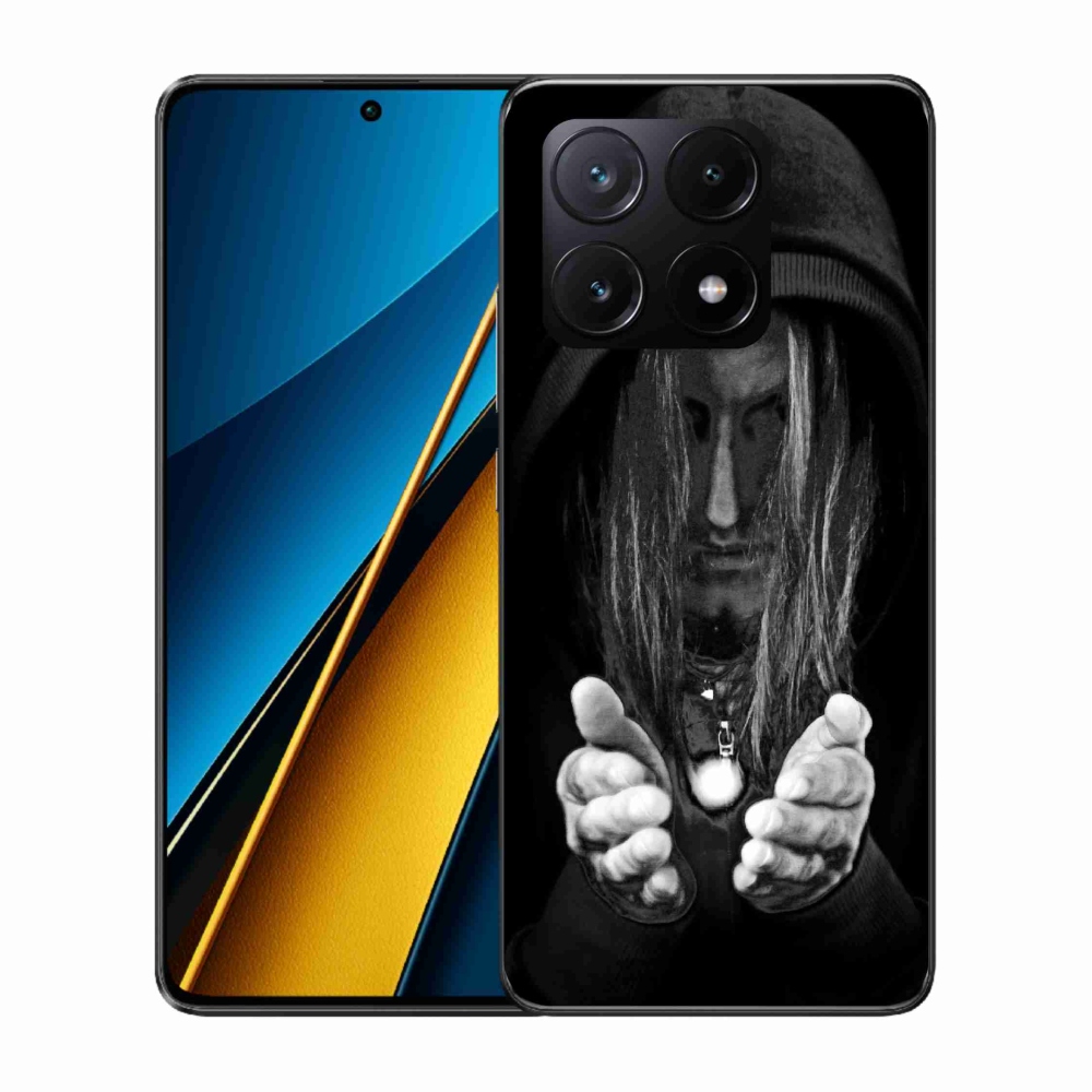 Gél borítás mmCase a Xiaomi Poco X6 Pro 5G számára - titokzatos személy