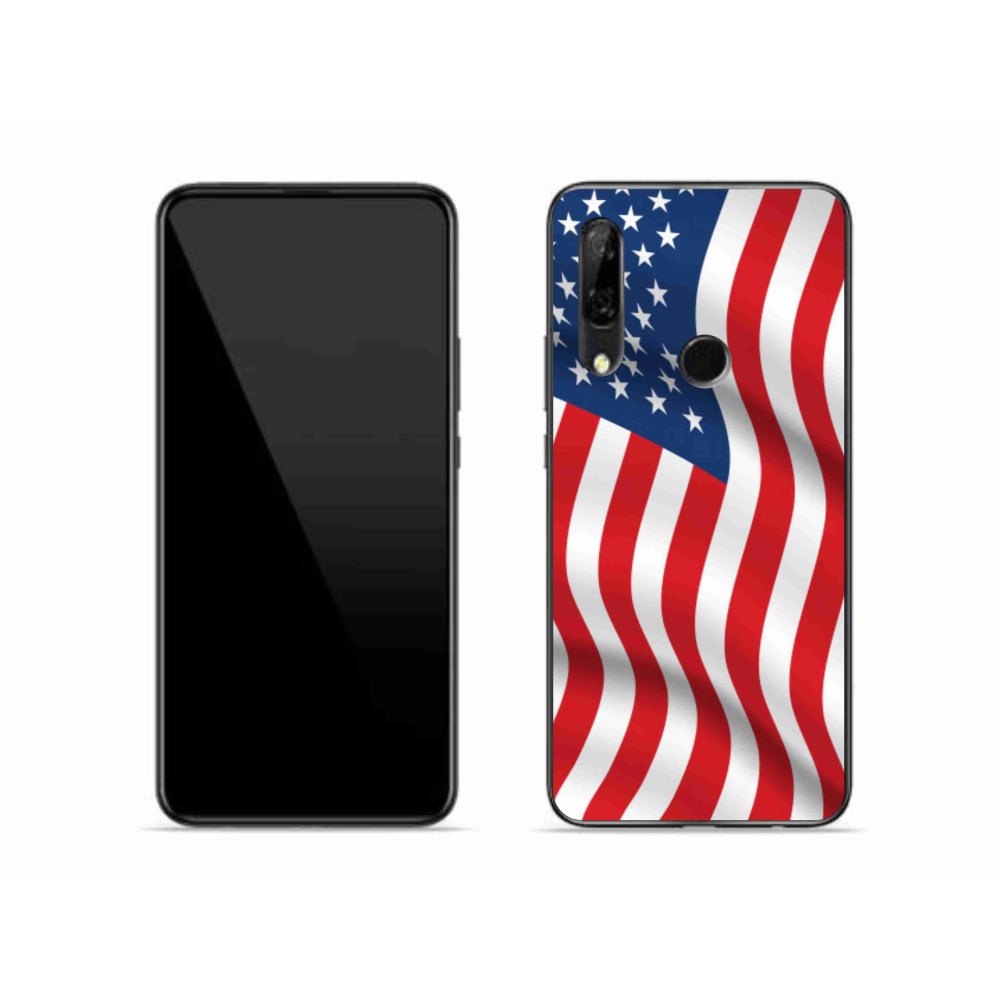 Gél borítás mmCase a Honor 9X készülékhez - amerikai zászló