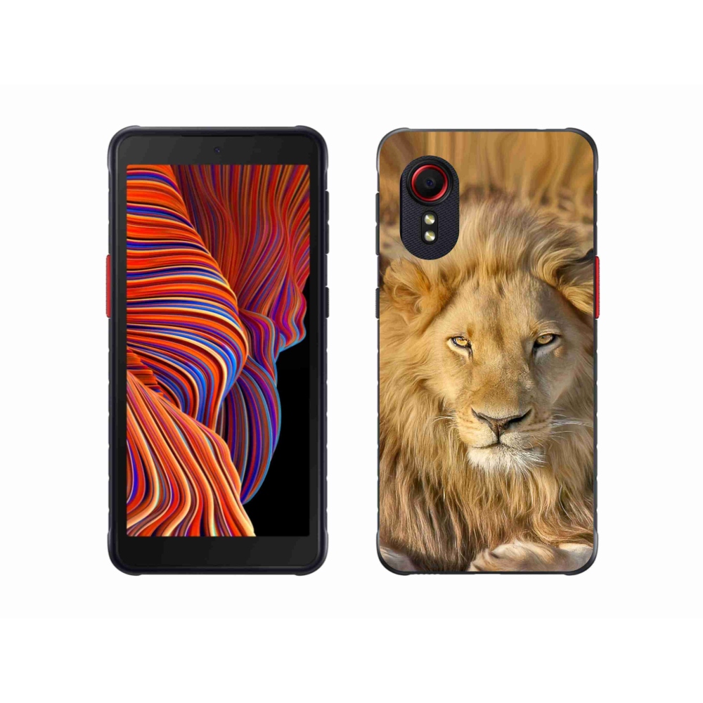 Zselés borítás mmCase Samsung Galaxy Xcover 5 - Lion 2 számára