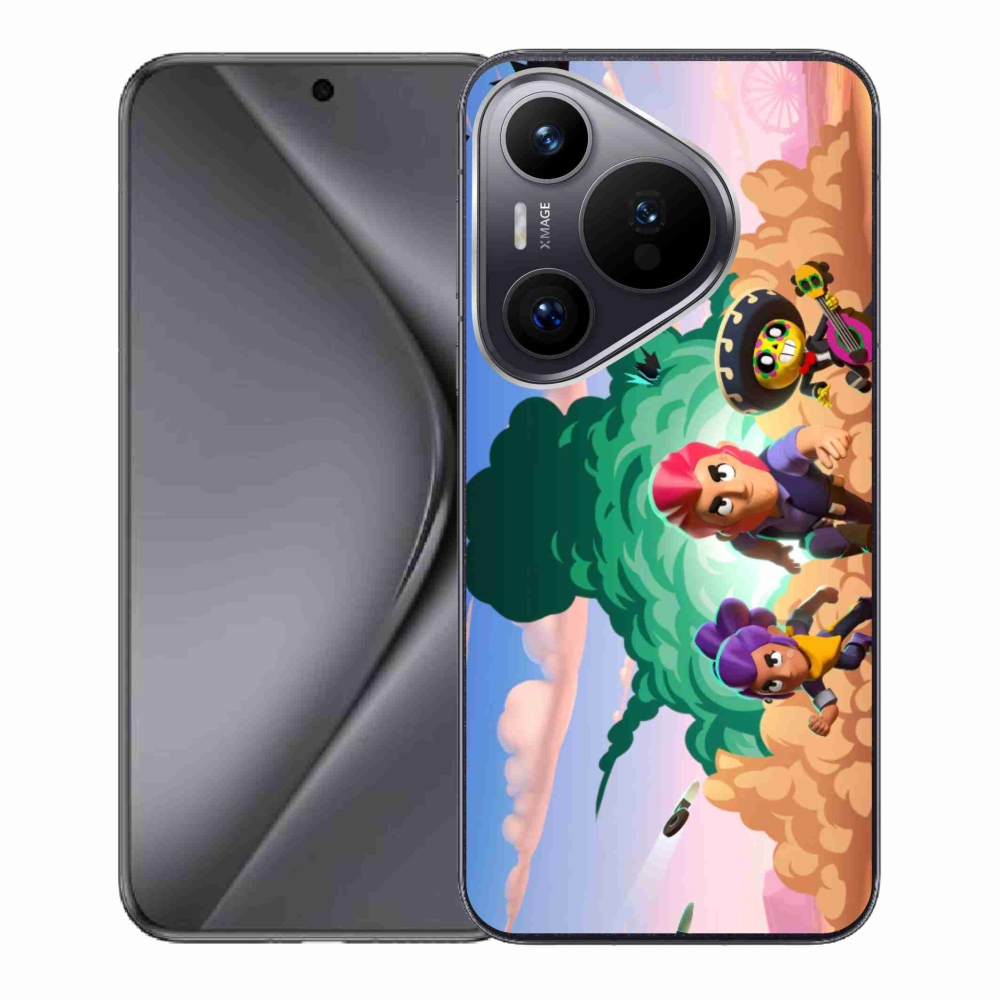 Gél borítás mmCase a Huawei Pura 70-hez - verekedős csillagok