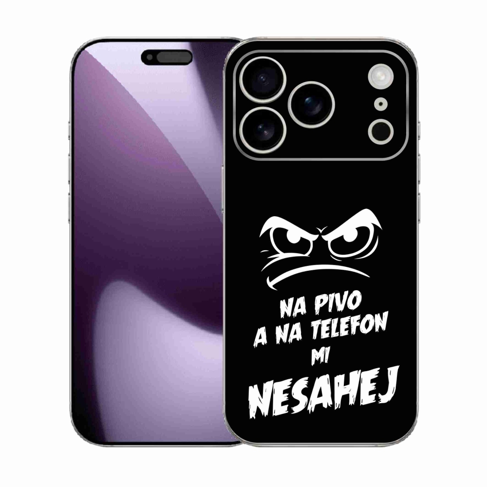 Gél borítás mmCase iPhone 17 Pro készülékhez - sör motívum 2 fekete háttér