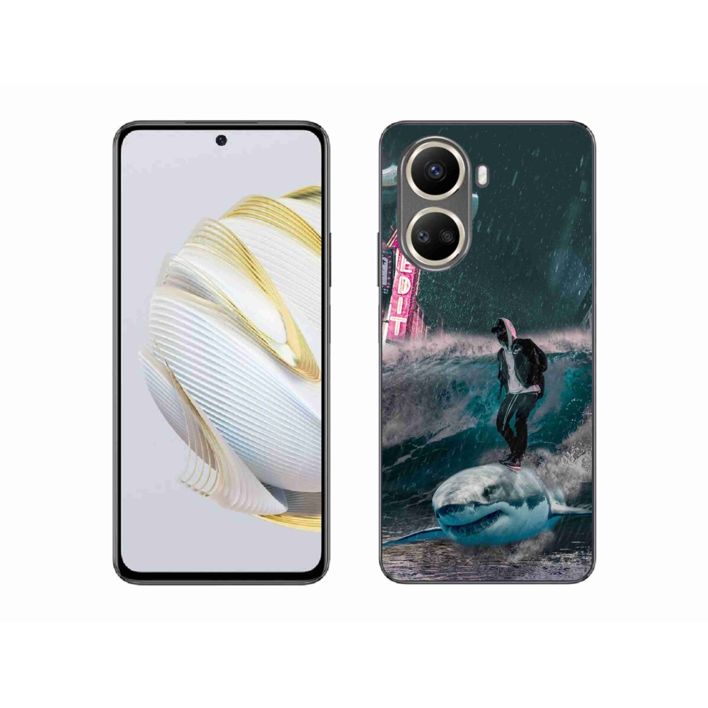 Gél borítás mmCase a Huawei Nova 10 SE-hez - cápa