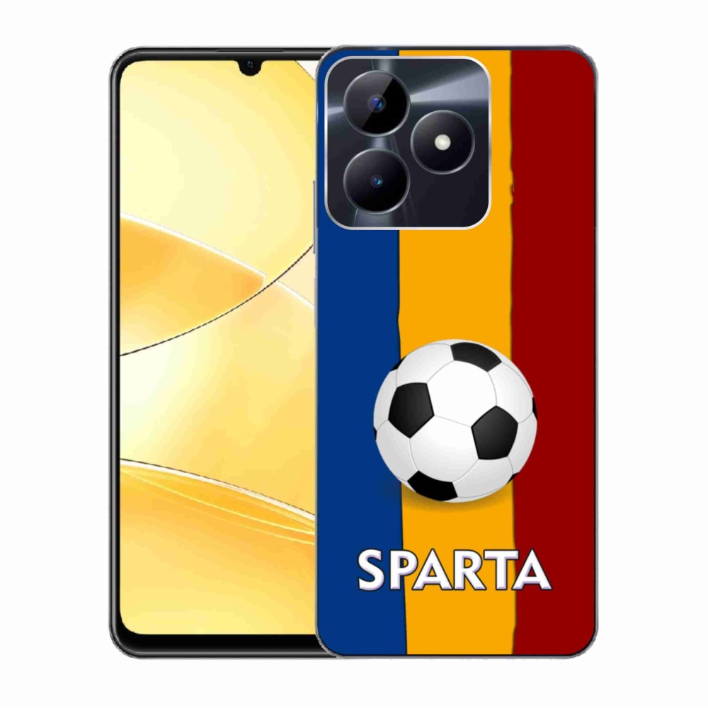 Zselés borítás mmCase a Realme C51/C53 készülékhez - futball 1