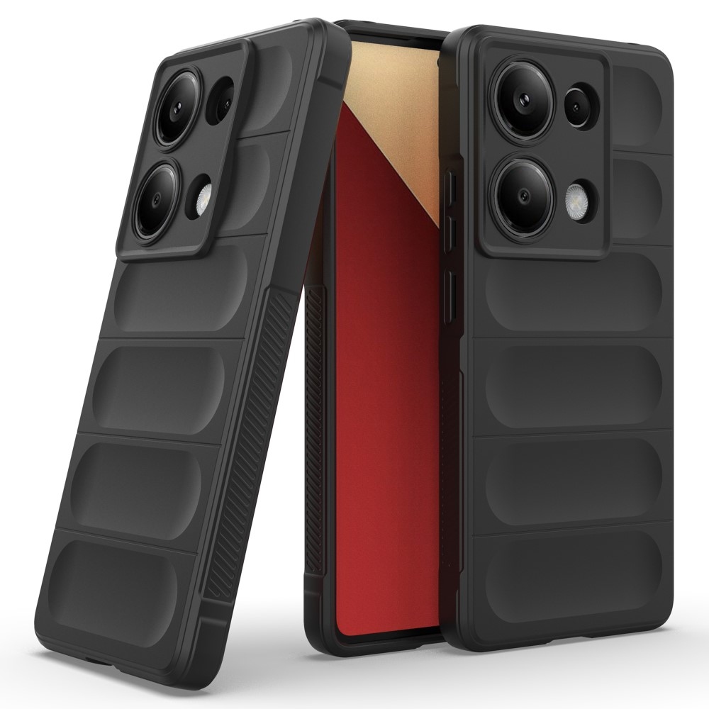 Rugg tartós zselés tok Xiaomi Redmi Note 13 Pro 4G/Poco M6 Pro - fekete