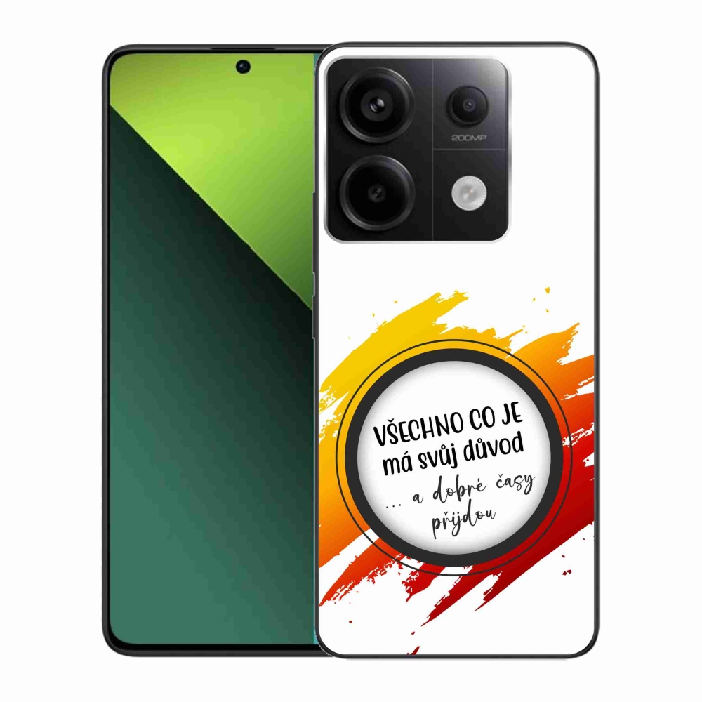 Gél borítás mmCase a Xiaomi Redmi Note 13 Pro 5G/Poco X6 5G számára - idézem 3 fehér háttér