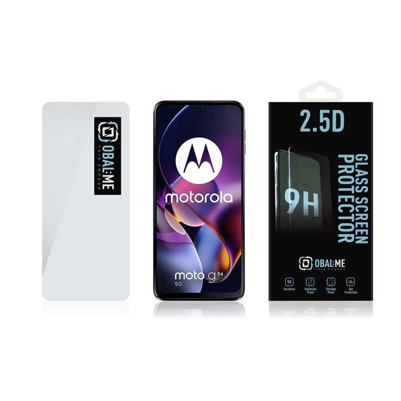CSOMAG:ME 2.5D edzett üveg Motorola G54 5G/Power Edition számára Clear