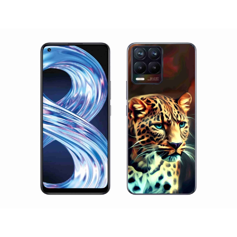 Gél borítás mmCase a Realme 8 Pro készülékhez - leopárd