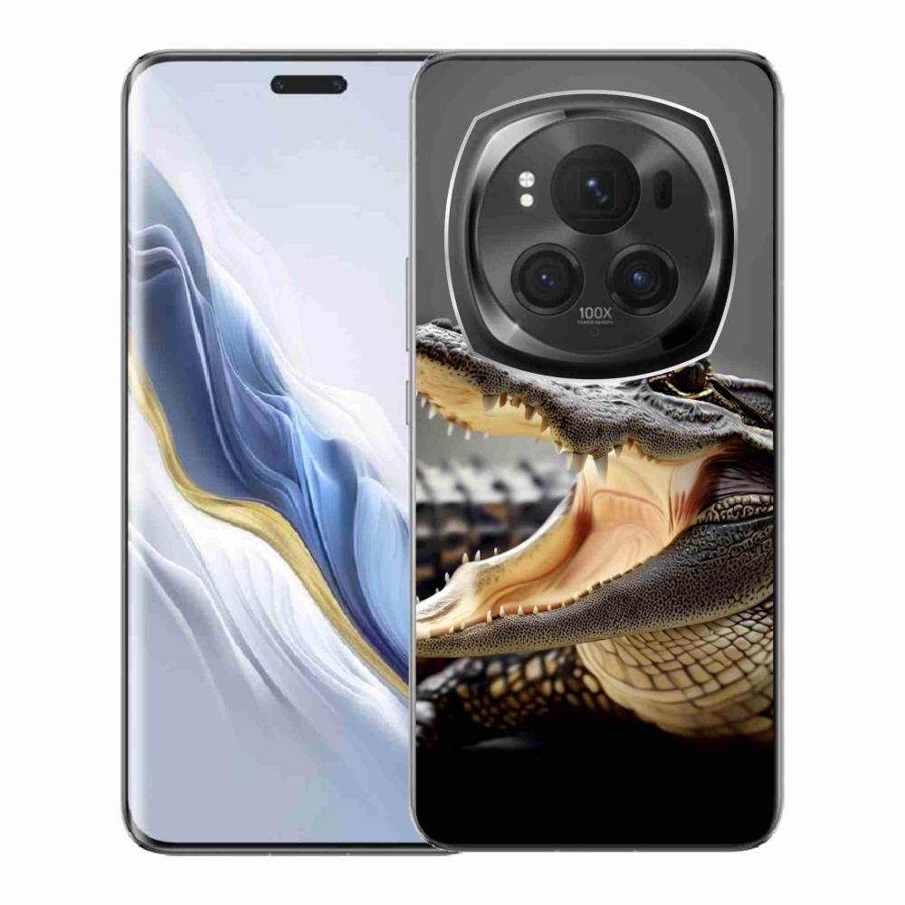 Zselés borítás mmCase a Honor Magic 6 Pro 5G készülékhez - krokodil