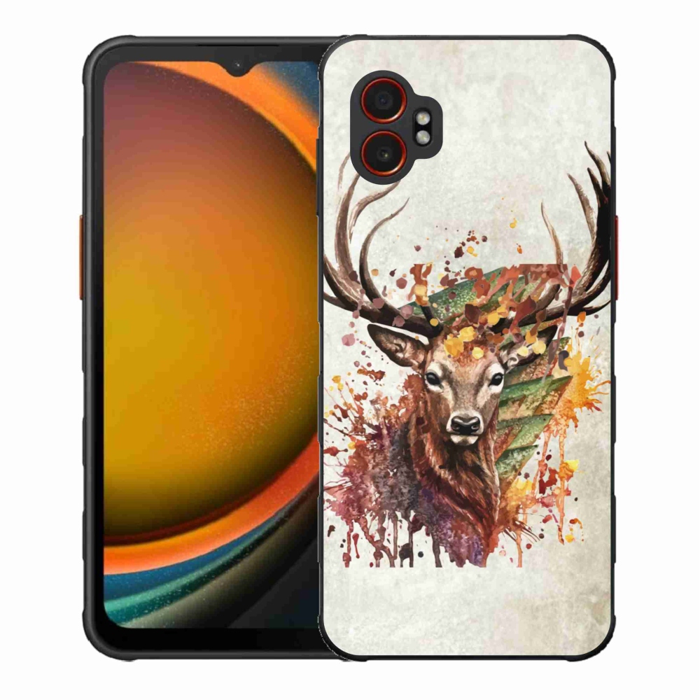 Zselés borítás mmCase a Samsung Galaxy Xcover 7 Pro készülékhez - szarvas 1
