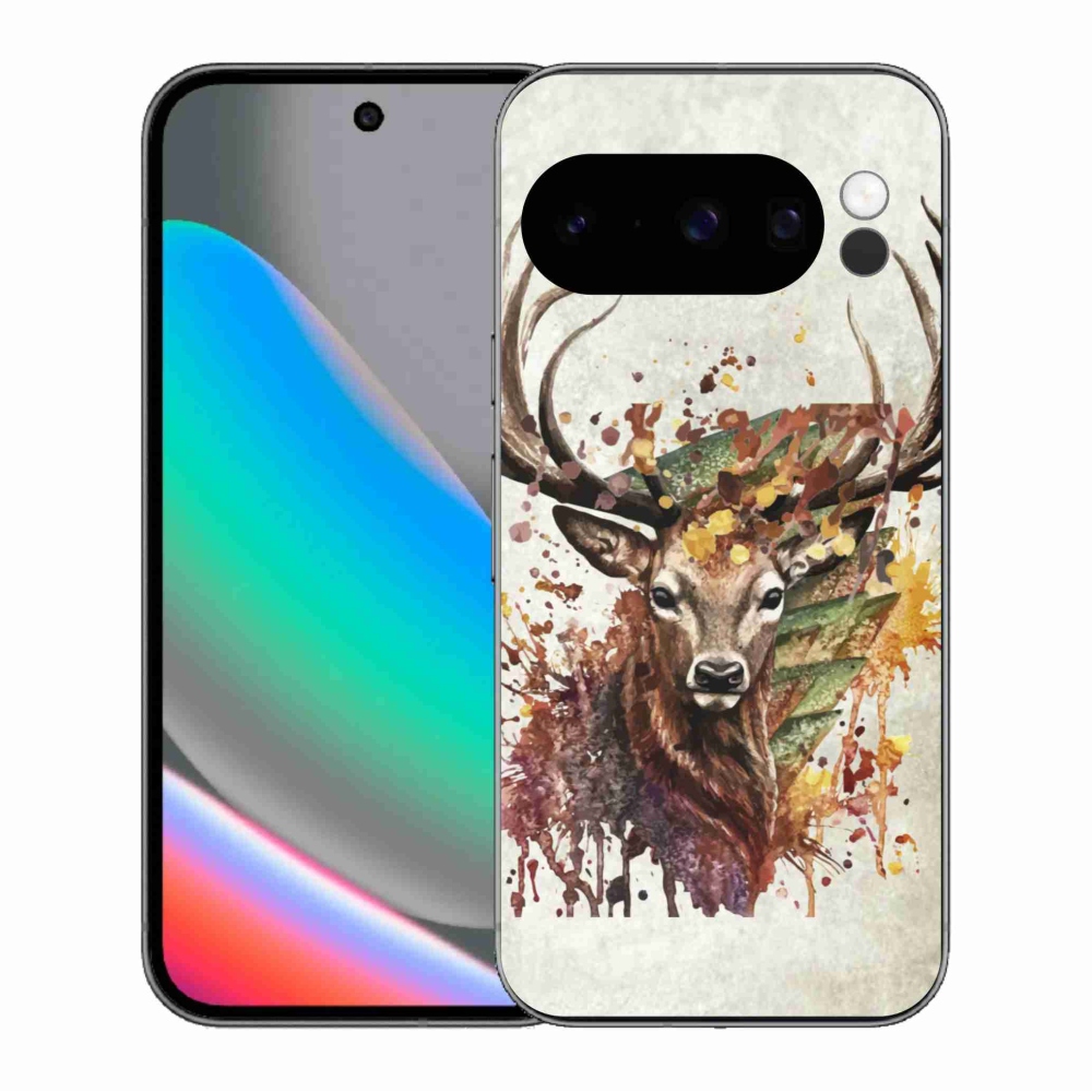 Zselés borítás mmCase a Google Pixel 10 Pro készülékhez - szarvas 1