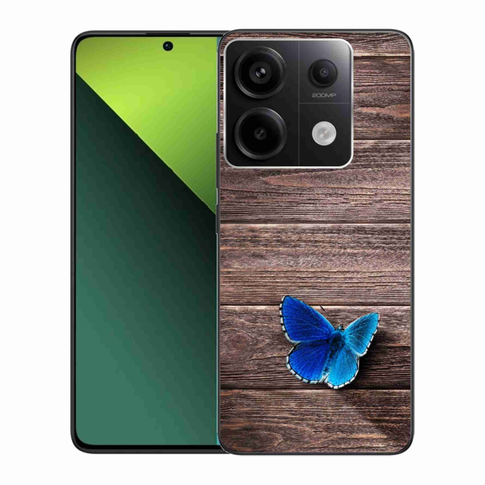 Gél borítás mmCase a Xiaomi Redmi Note 13 Pro 5G/Poco X6 5G - kék pillangó 1