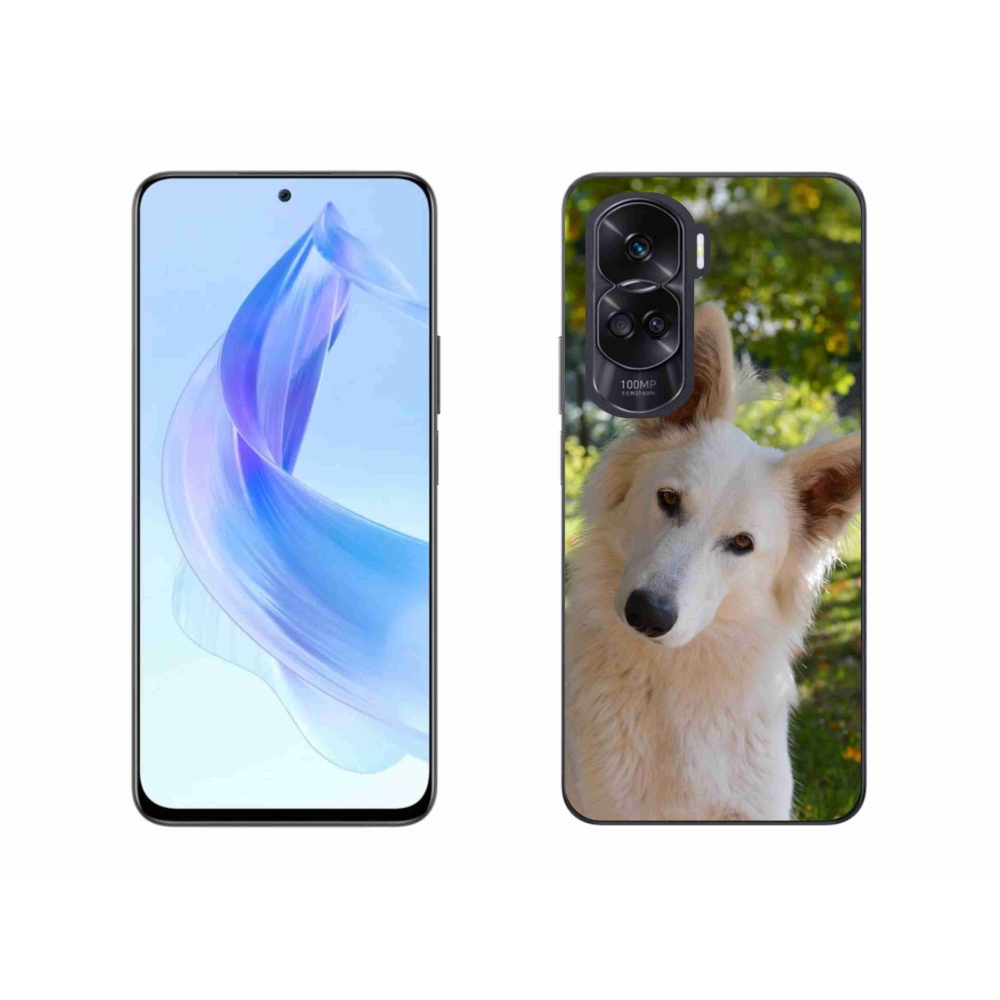 Gél borítás mmCase a Honor 90 Lite készülékhez - Fehér svájci juhász 1