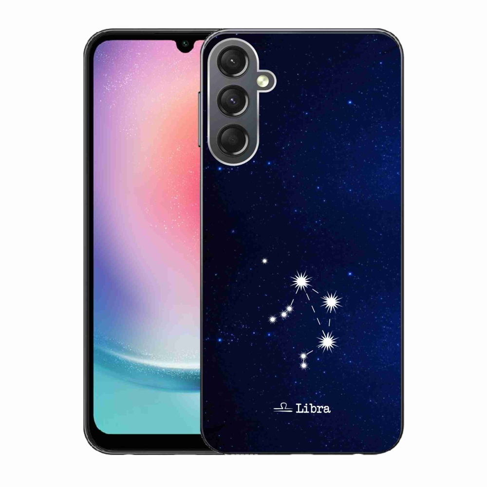 Gél borítás mmCase Samsung Galaxy A24 készülékhez - csillagkép Mérleg