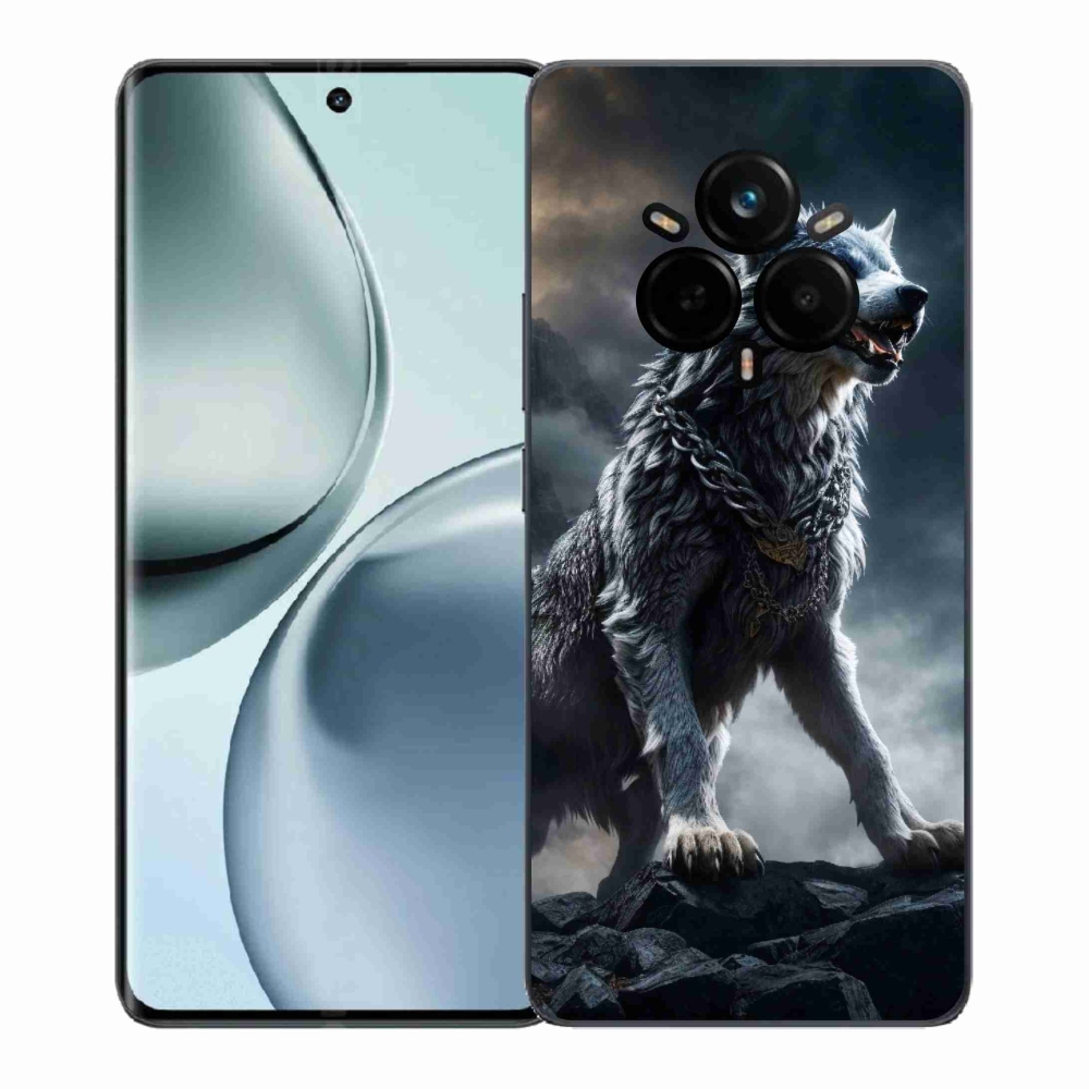 Gél borítás mmCase a Realme 14 Pro+ 5G számára - farkas 1