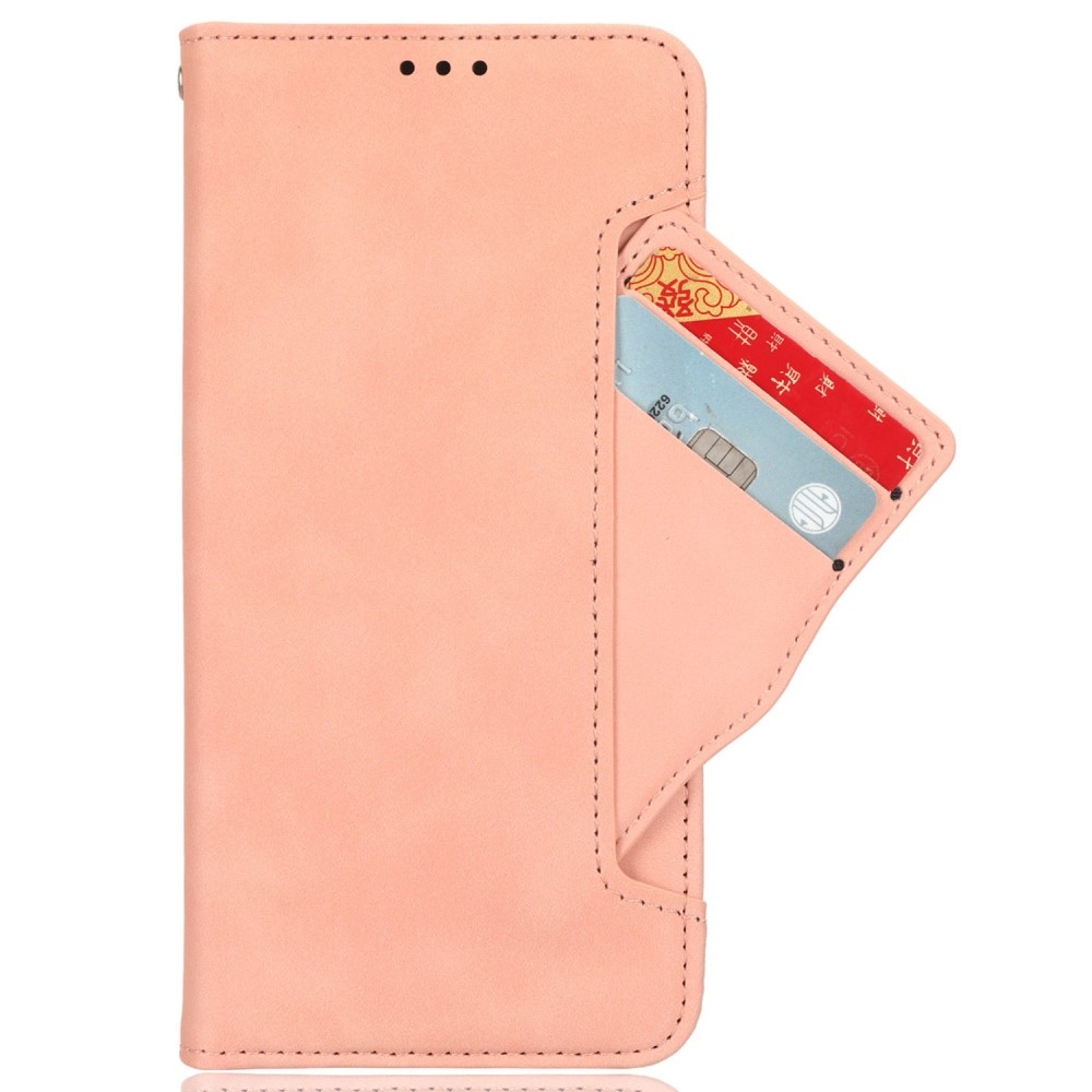 Kártyás könyv tok Xiaomi Redmi Note 14S/Note 13 Pro 4G/Poco M6 Pro - rózsaszínű