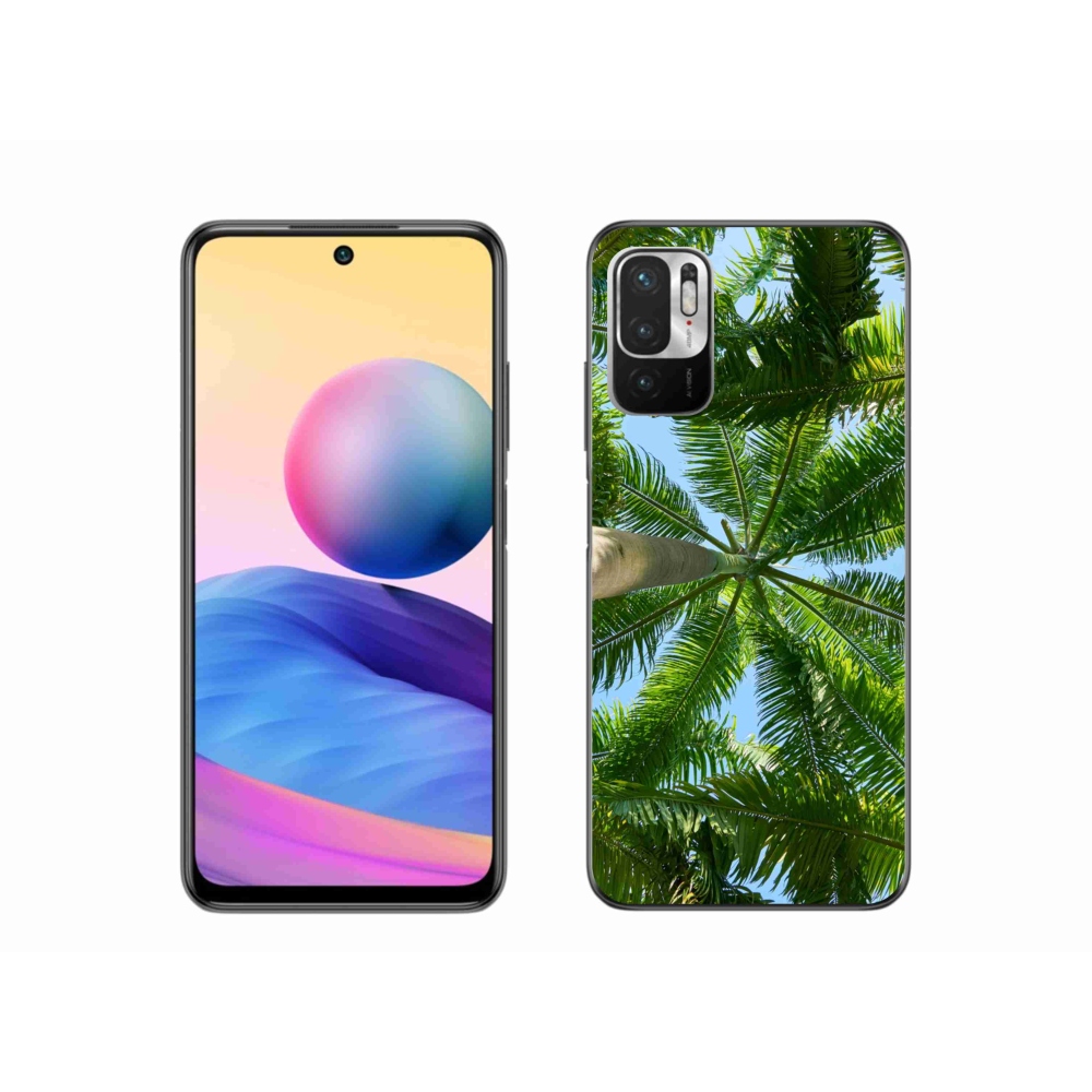 Gél borítás mmCase a Xiaomi Poco M3 Pro/5G számára - pálmafa