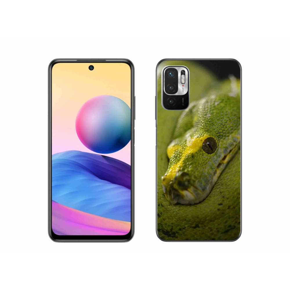 Gél borítás mmCase a Xiaomi Redmi Note 10 5G-hez - kígyó 2