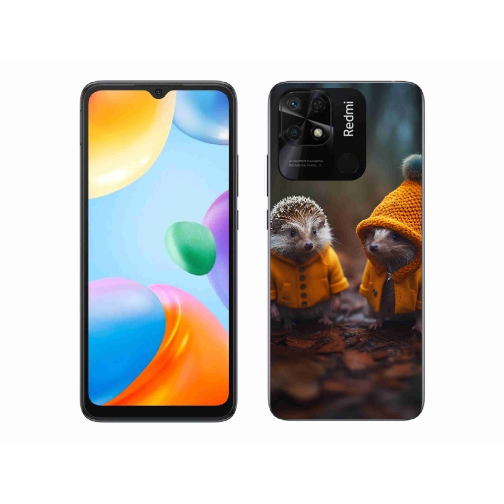Gél borító mmCase a Xiaomi Redmi 10C-hez - sünök