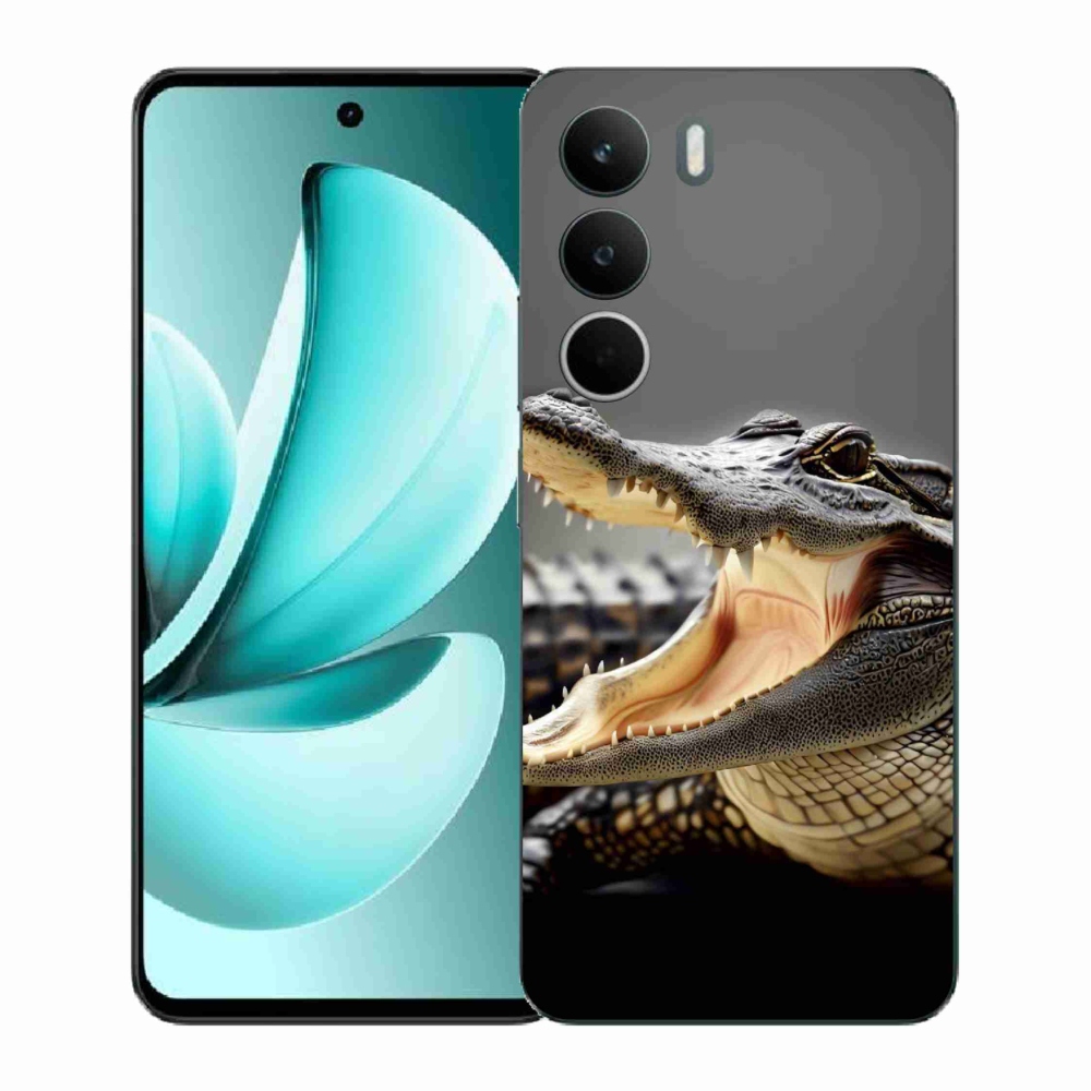 Gél borítás mmCase a Realme C71 készülékhez - krokodil